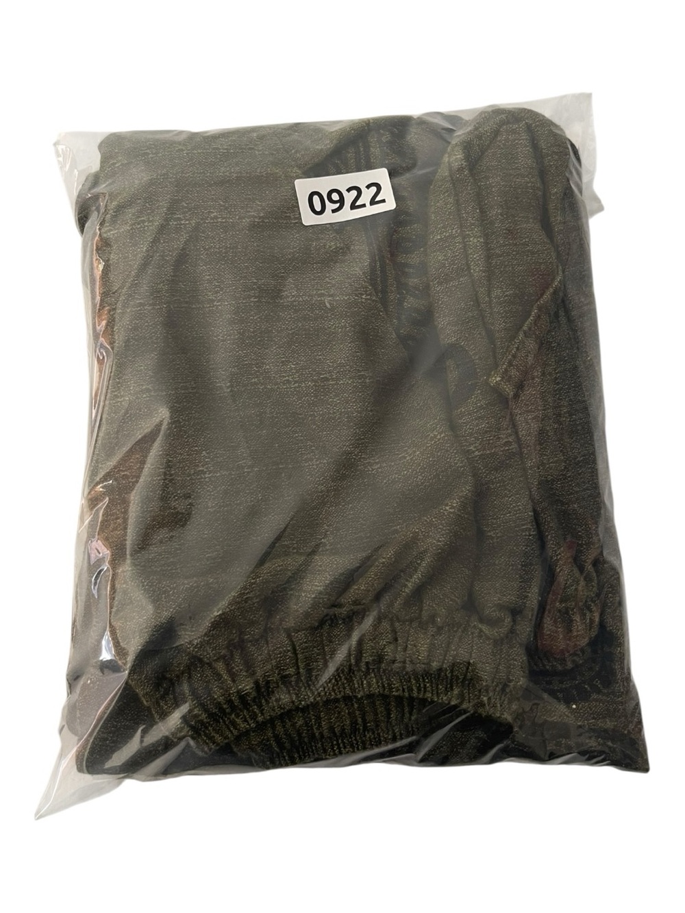 D&T Nepal Harem Pants Olive Green Om Print Cargo Yoga Boho Unisex Cotton M - Picture 9 of 9